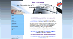 Desktop Screenshot of euro-fahrschule.com
